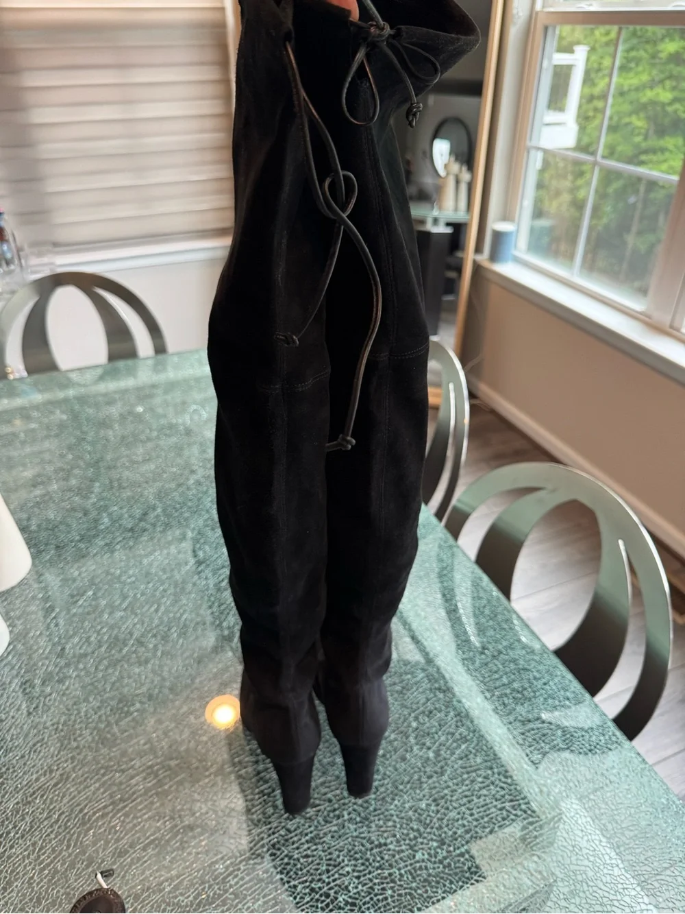 Stuart Weitzman‎ Women’s Over-the-Knee Black Suede Boots 10 M